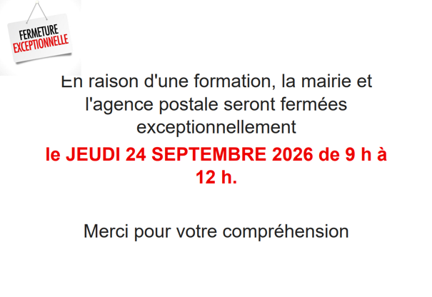 2026 09 21 fermeture mairie