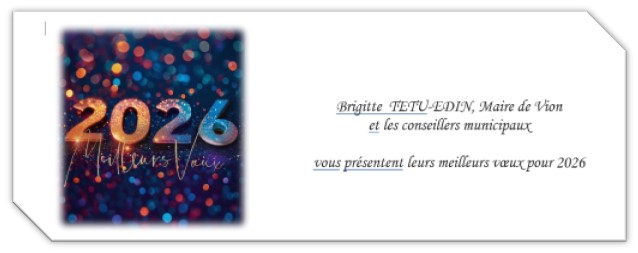 2026 voeux pour site